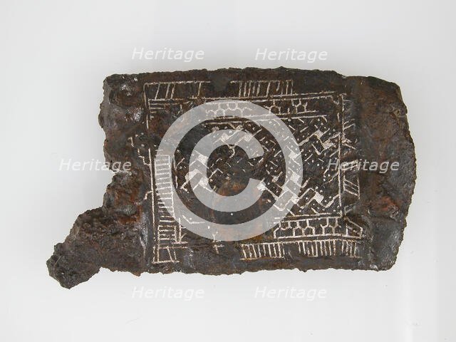 Belt Plate, Frankish, 4th-7th century. Creator: Unknown.