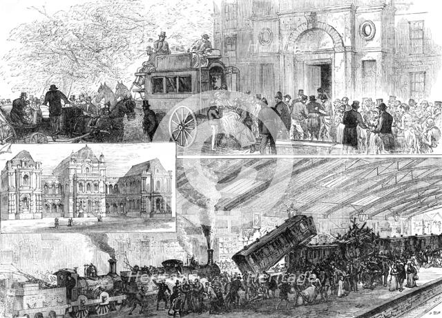 The Fatal Railway Collision at Blackburn, 1881. Creator: Unknown.