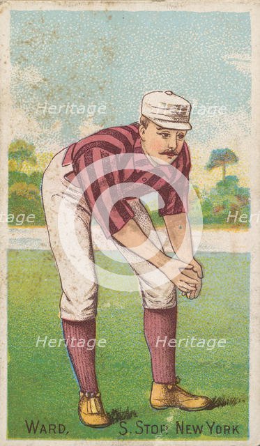 Ward, Shortstop, New York, from the "Gold Coin" Tobacco Issue, 1887. Creator: D Buchner & Co.