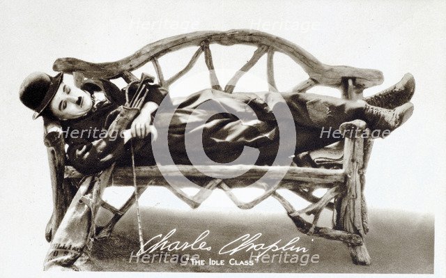 Charlie Chaplin, comedian and actor, c1921. Artist: Unknown