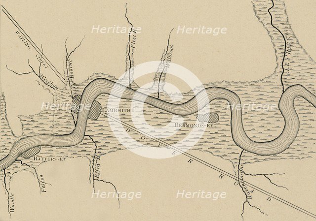 'The Marshes of Early London', 1908. Artist: Unknown.