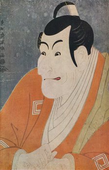 'Kabuki Actor Ichikawa Ebizo in the Play The Colored Reins of a Loving Wife', 1794. Artist: Tôshûsai Sharaku.