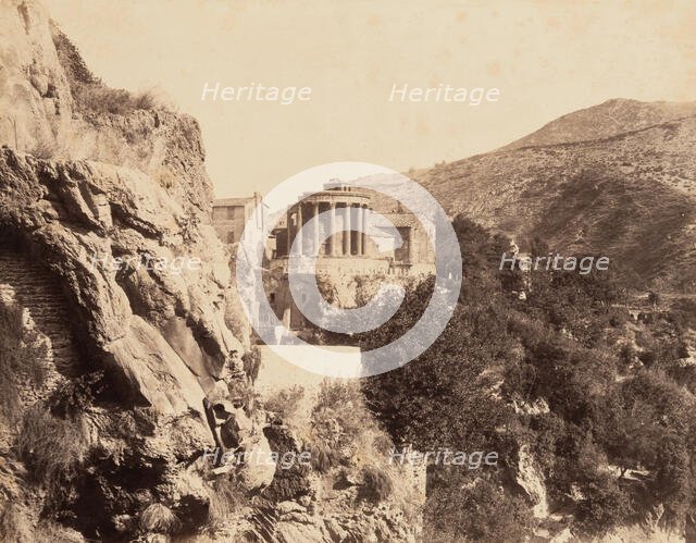 Temple at Vesta at Tivoli, c1863. Creator: Robert MacPherson.