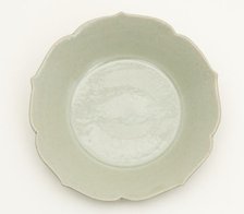 Pair of Foliate-Rimmed Dish, Five Dynasties period or Northern Song dynasty, 10th century. Creator: Unknown.