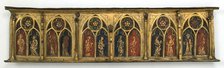 Plaque with Six Inset Panels, French, 14th century. Creator: Unknown.