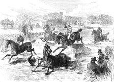 The Windsor Steeplechase, 1869.  Creator: Unknown.