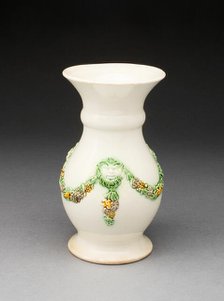 Vase, Staffordshire, c. 1750. Creator: Staffordshire Potteries.