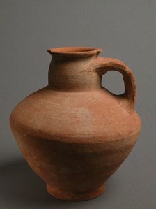 Jug with Handle, Coptic, 4th-7th century. Creator: Unknown.