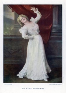 Marie Studholme, English theatre actress, 1901.Artist: W&D Downey