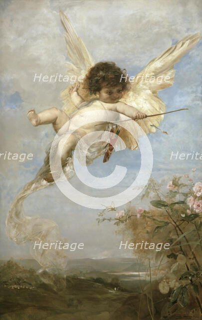 Cupid, 1878. Creator: Julius Kronberg.