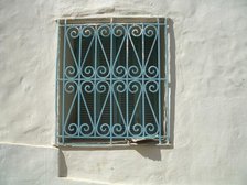 Window grille, Sousse, Tunisia, 2009. Creator: Amanda Waite.