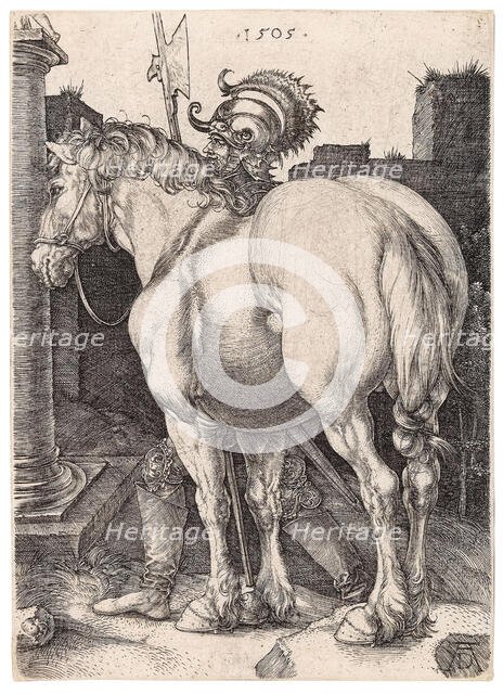 The Large Horse, 1505. Creator: Dürer, Albrecht (1471-1528).