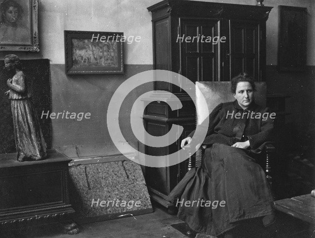 Gertrude Stein (1874-1946), American writer. Artist: Unknown