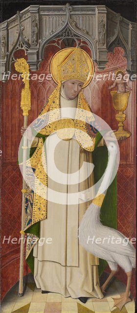 Altarpiece from Thuison-les-Abbeville: Saint Hugh of Lincoln, 1490/1500. Creator: Unknown.