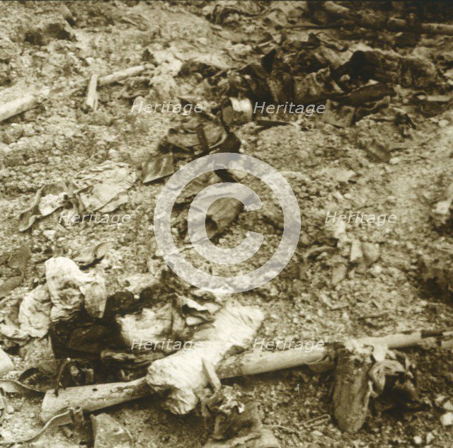 Human remains, Verdun, northern France, c1914-c1918. Artist: Unknown.