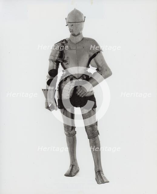 Elements of an Armor for the Joust in the Italian Fashion, Germany, c. 1570. Creator: Unknown.