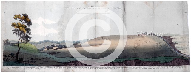 The Battle of Waterloo, 1815 (1816).Artist: J Booth