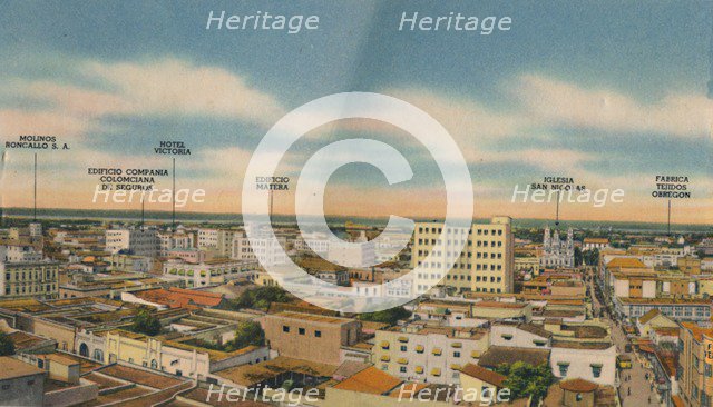 'Panorama of Barranquilla (Central Sector)', c1940s. Artist: Unknown.