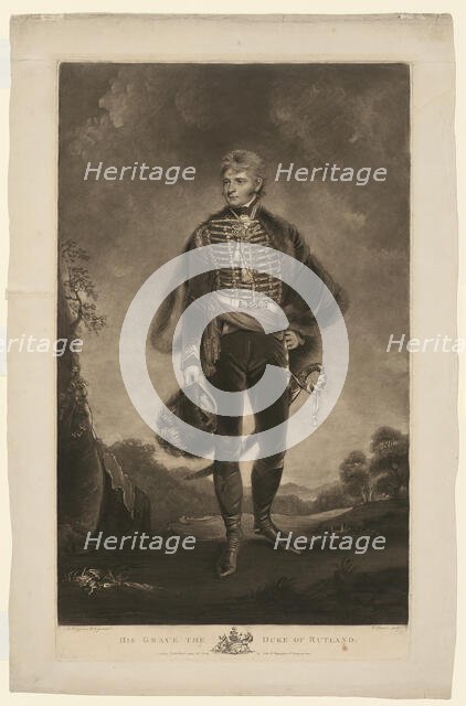 His Grace the Duke of Rutland, 1804. Creator: Charles Turner.