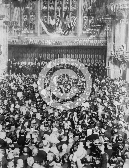 Historic Meeting in London, 4 Sept 1914. Creator: Bain News Service.
