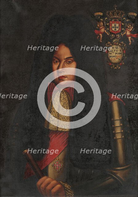 Portrait of King Peter II of Portugal (1648-1706). Creator: Anonymous.