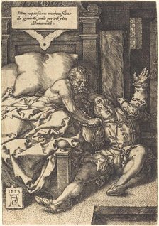 The Severe Father, 1553. Creator: Heinrich Aldegrever.
