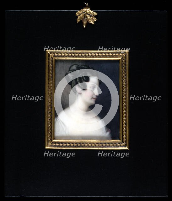 Mrs. George Catlin (Clara Bartlett Gregory), ca. 1828. Creator: George Catlin.