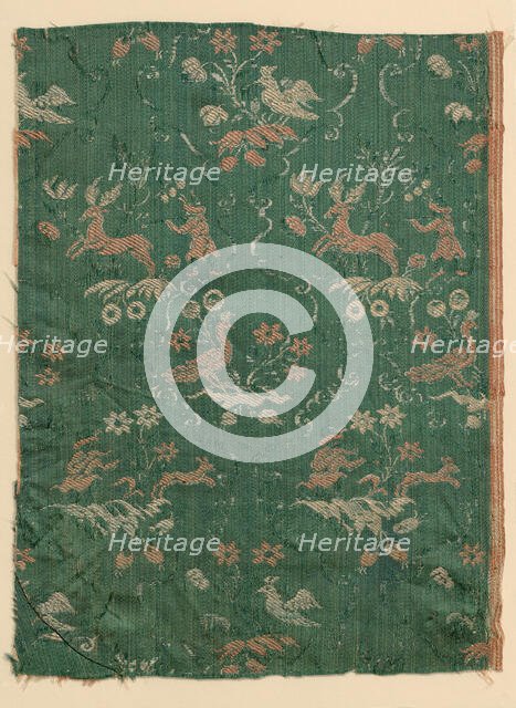 Fragment, Italy, 1650/1700. Creator: Unknown.