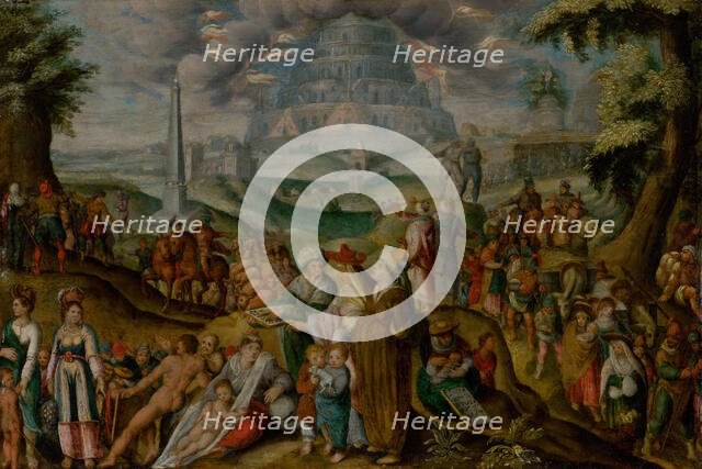 The Confusion of Tongues, 1600. Creator: Unknown.