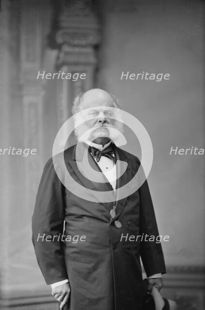 Senator Ambrose E. Burnside of Rhode Island, 1870-1880. Creator: Unknown.