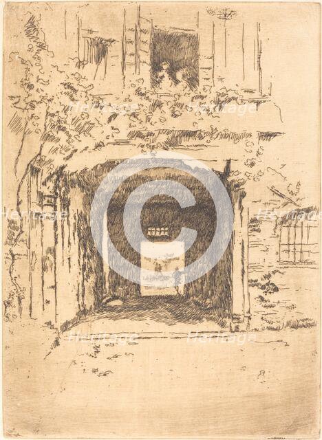 Doorway and Vine, 1879-1880. Creator: James Abbott McNeill Whistler.