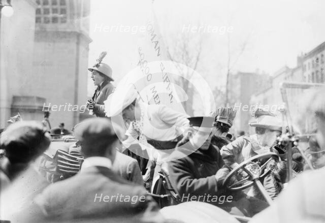 Maude Malone, Suffrage Meeting, 1914. Creator: Bain News Service.