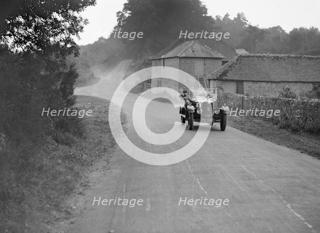 AC open 4-seater competing in the Brighton & Hove Motor Club Trial, 1920s. Artist: Bill Brunell.