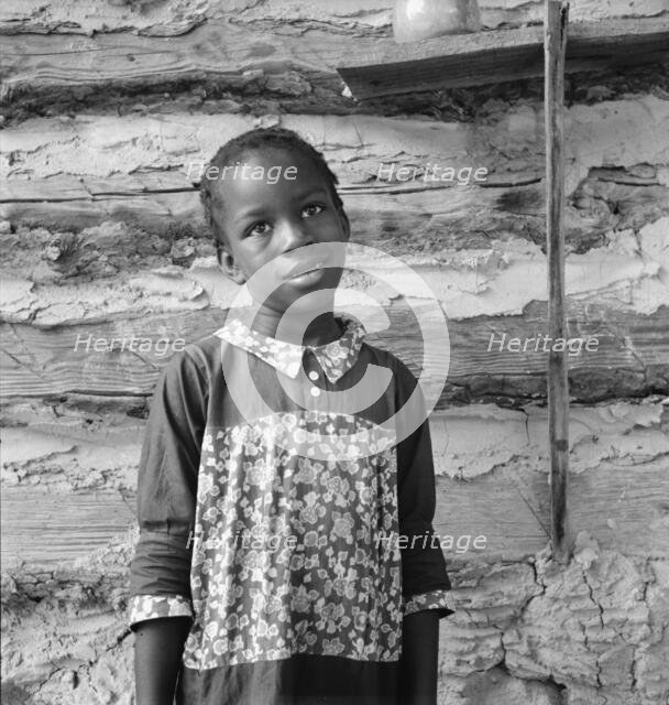 Grandchild of Zollie Lyons, tobacco sharecropper, Wake County, North Carolina, 1939. Creator: Dorothea Lange.