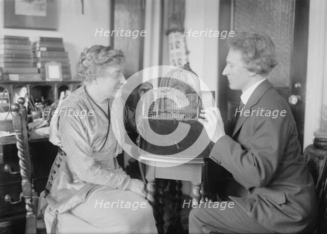 Percy Grainger and mother, between c1910 and c1920. Creator: Bain News Service.