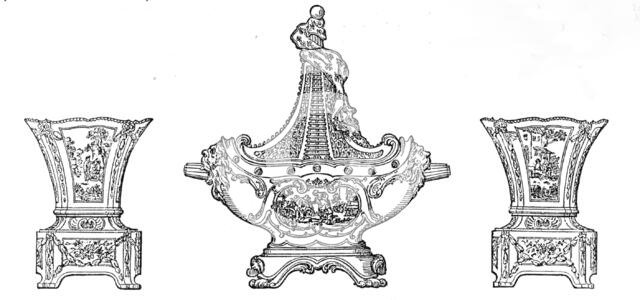 Old Sèvres porcelain, sold for £10,500, 1874. Creator: Unknown.