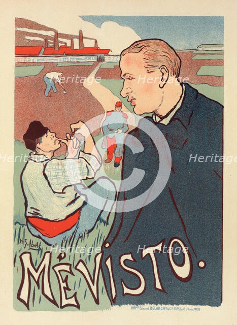 Affiche pour "Mévisto"., c1897. Creator: Henri-Gabriel Ibels.