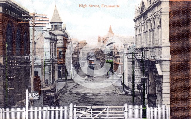 High Street, Fremantle, Australia, c1900s. Artist: Unknown
