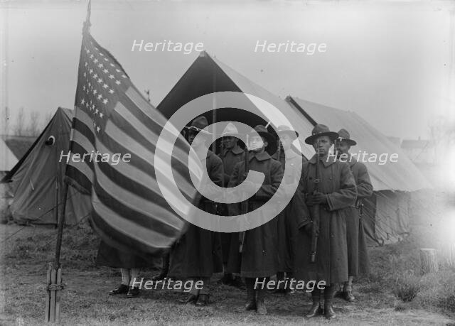 Army, U.S. Negro Troops, 1917. Creator: Harris & Ewing.