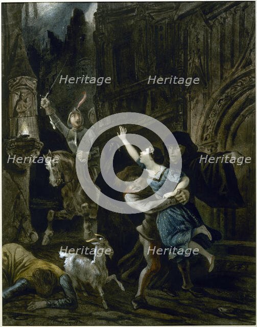 La Esmeralda, 1831. Creator: Boulanger, Louis Candide (1806-1867).