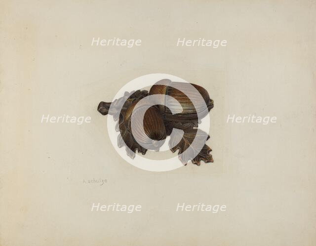 Pin Tray, c. 1941. Creator: Herman Schulze.