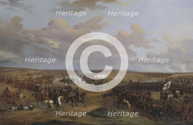 The Battle of Dennewitz, September 6, 1813, 1842. Creator: Alexander Wetterling.