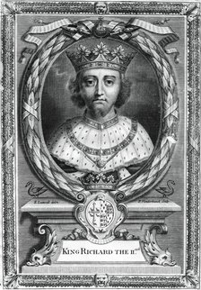 Richard II, King of England.Artist: P Vanderbanck