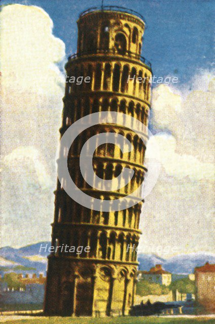 The Leaning Tower of Pisa, c1928. Creator: Unknown.