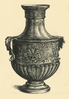 Bronze vase, 16th or 19th century, (1881).  Creator: R I Stevenson.