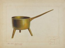 Pot with Legs, c. 1937. Creator: Irene Lawson.