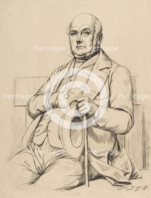 Casimir le Conte, after Boulanger, 1856. Creator: Charles Meryon.