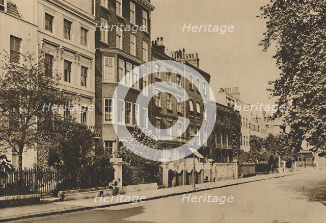 'Kensington Square Which Still Preserves The Peace of Two Centuries', c1935. Creator: Donald McLeish.