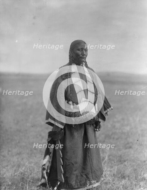 Two Charger Woman, c1907. Creator: Edward Sheriff Curtis.