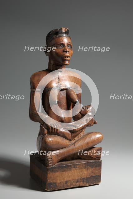 Mother and Child Figure, late 1800s-early 1900s. Creator: Unknown.